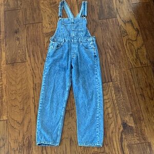 Free People Ziggy Blue Denim Overalls sz Small
